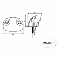 Luce targa Valuefit LED 12/24V_1