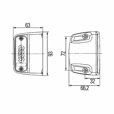 Eclairage de plaque LED 24V HELLA _1