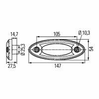 Indicatore direzione One LED 12V_1