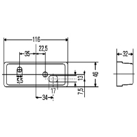 Positionsleuchte weiss HELLA_1