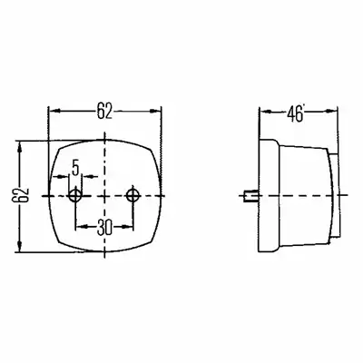 Positionsleuchte weiss 12/24 V HELLA _1