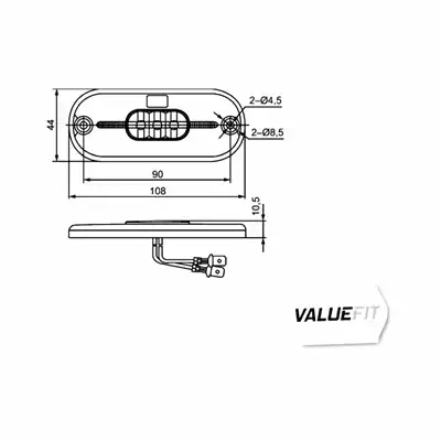 Seitenmarkierungsleuchte Valuefit LED- 12V_1