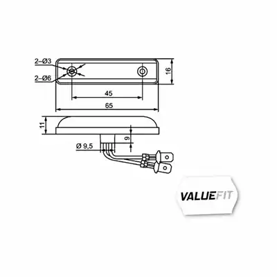 Seitenmarkierungsleuchte Valuefit LED- 12V_1