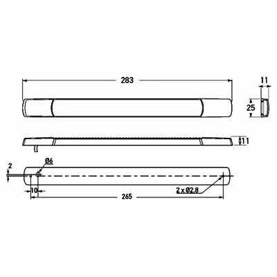 Kit luce guida diurna Strip Lamp 12V_2