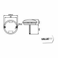 Luce posteriore Valuefit LED 12/24V_1