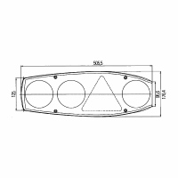 Luce posteriore Caraluna II 12V_1