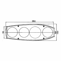 Luce posteriore Caraluna II 12V_1