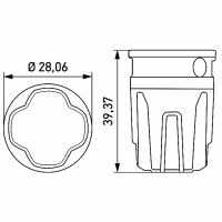 Feu à éclats BSTRound 12/24V bleu_1