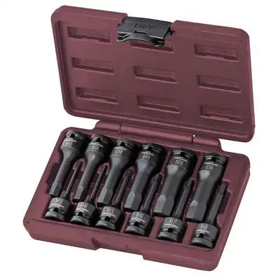 Set chiavi a bussola giravite esagonale, 12pz_0