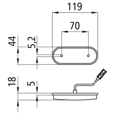 Positionsleuchte LED 24V gelb ASPÖCK Unipoint_5