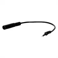 Prüfkabel Stecker schwarz, 0,6 x 1,3 mm Prüfspitze