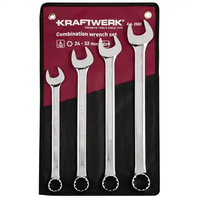 Jeu de 4 clés combinée COMBI 24-32mm KRAFTWERK_0