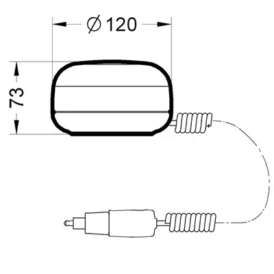 Blitzleuchte LED orange 12-24V MF_1