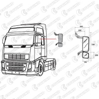 Rückspiegel links für VOLVO FH 13_1