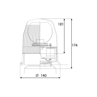 Rundumkennleuchte PRO-EUROLINE, Magnetbefest._1