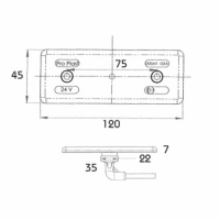 Seitenmarkierleuchte gelb LED PROPLAST_1