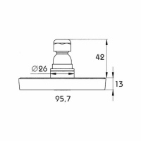 Umrissleuchte rot LED Einbau,gerader Anschluss_2