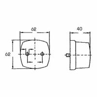 Begrenzungsleuchte weiß mit RS_1