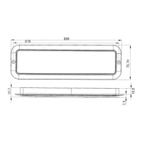 Plafonnier à LED PRO-SPACE V. de rech OPALE_2