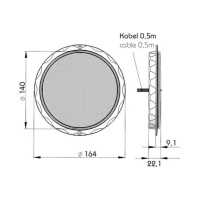 Plafonnier à LED PRO-ROOF V. de rech OPALE_2