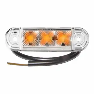 Seitenmarkierleuchte gelb glasklar LED 24V_2