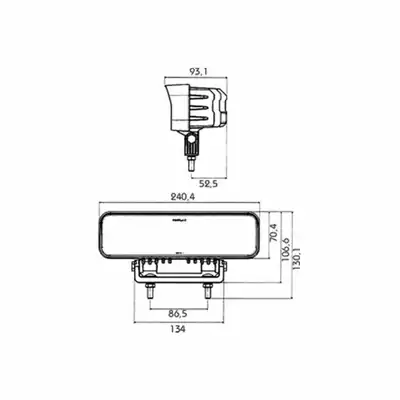 Arbeitsscheinwerfer LED 4500Lm 12-36V PROPLAST_1