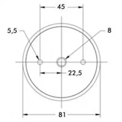 LED Kennleuchte, 10-110 Volt, gelb_2