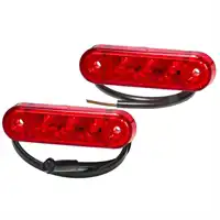 Seitenmarkierleuchte rot LED 24V mit 5m Kabel