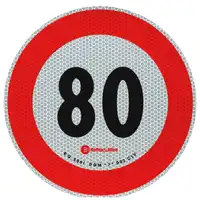 Rondelle reflektierend 80 km/h