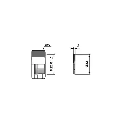 Capouchon M 22x1,5_0