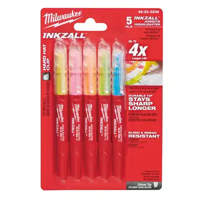 INKZALL™ Leuchtmarker - farbsortiert, Milwaukee_1