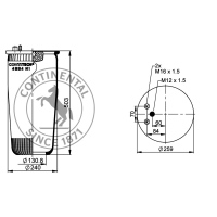 Luftfederbalg ohne Kolben, CONTI_1