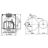 Luftfederbalg CONTI für MAN TGA (mit Kolben)_1