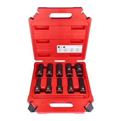 Schlagnuss-Set 10-24mm ½″ lang 10-tlg, Milwaukee_1