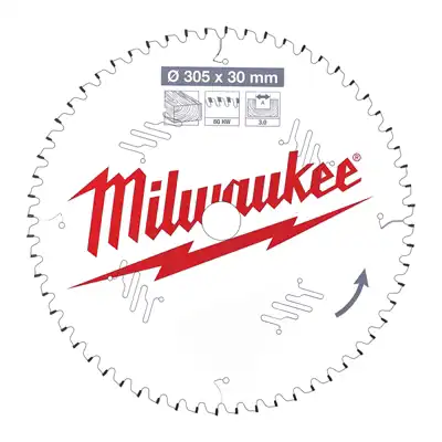 Holz 305 x 30 x 3,0 x 60 WZ negativ, Milwaukee_1
