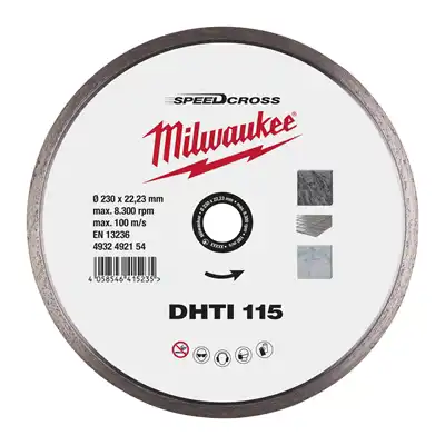 Mola da taglio diamantata, Milwaukee_1