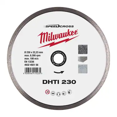 Mola da taglio diamantata, Milwaukee_1