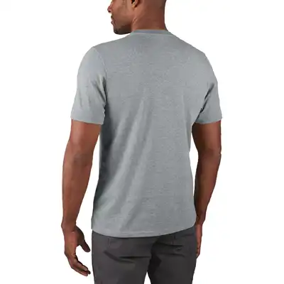 Hybrid-T-Shirt grau L, Milwaukee_2