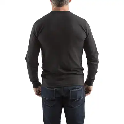 Hybrid-Langarm-Shirt schwarz M, Milwaukee_3