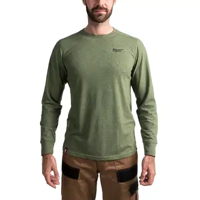 Hybrid-Langarm-Shirt grün XL, Milwaukee_1