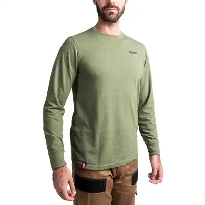 Hybrid-Langarm-Shirt grün XXL, Milwaukee_2