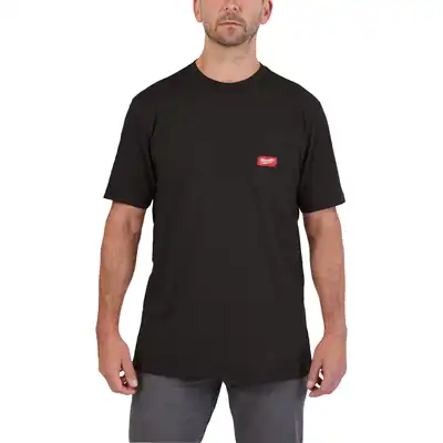 Arbeits-T-Shirt kurzärmlig schwarz - M, Milwaukee_1
