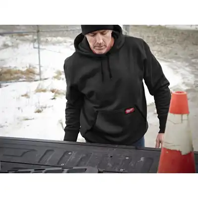Arbeits-Kapuzenpullover schwarz XL, Milwaukee_7