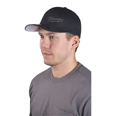 Baseball Kappe schwarz Gr. S/M, Milwaukee_3