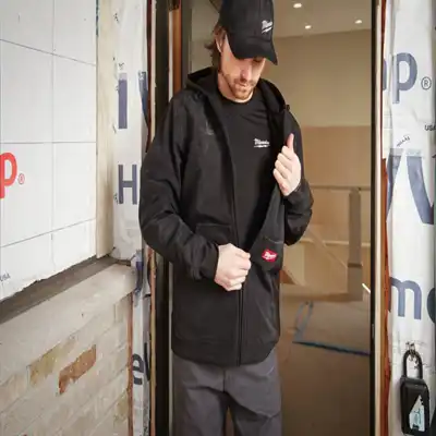 Softshell Kapuzen-Jacke schwarz Gr. M, Milwaukee_4