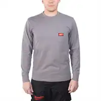 Arbeits-Langarm-Shirt grau XL, Milwaukee