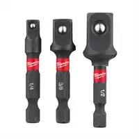 Adapter-Set ¼" SHOCKWAVE™ 3-teilig, Milwaukee