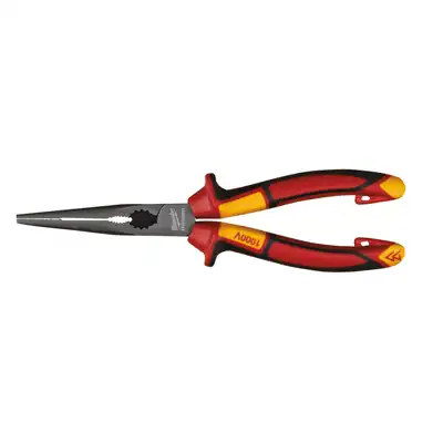 Pinza a becchi mezzotondi, lunghi VDE, Milwaukee_0