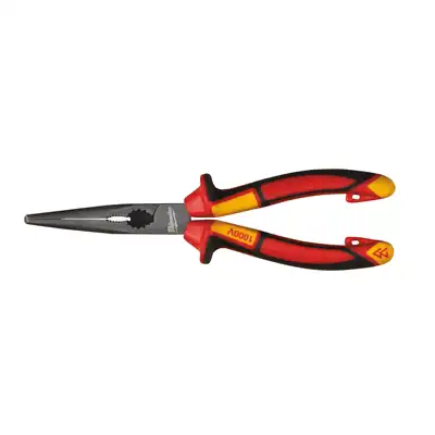 Pinza a becchi mezzotondi, lunghi VDE, Milwaukee_0