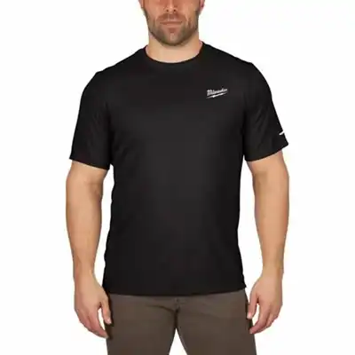 Funktions-T-Shirt schwarz-UV-Schutz S, Milwaukee_0